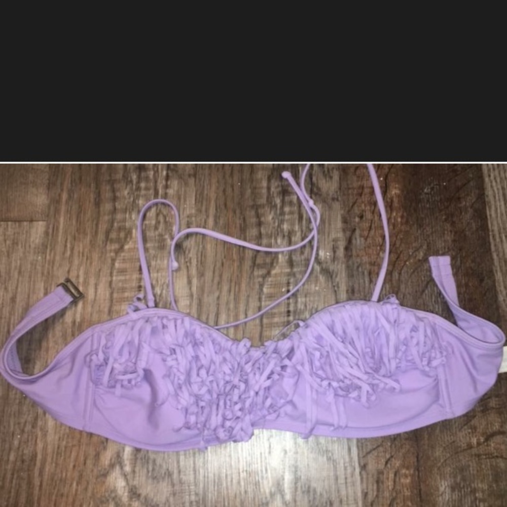 Hollister fringe swimsuit top